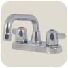Laundry Faucet By Sayco: 4 In. Centreset With Trap Seal Primer Outlet