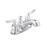 Princeton 4 Inch 2-Handle Low-Arc Bathroom Faucet in Polished Chrome