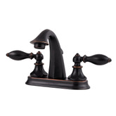 Catalina 2-Handle High-Arc 4 inch Centerset Bathroom Faucet in Tuscan Bronze