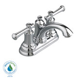 Portsmouth 4 Inches Centreset Bathroom Faucet in Polished Chrome