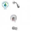 Colony Soft Bath and Shower Trim Kit with Flo-Wise Water Saving Showerhead in Polished Chrome