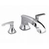 Copeland Deck-Mount Filler with Personal Shower and Integral Diverter in Satin Nickel