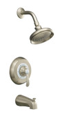 Fairfax Rite-Temp Pressure-Balancing Bath And Shower Faucet, Valve Not Included In Vibrant Brushed Nickel
