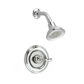 Hampton Single Metal Lever Handle Shower Only Trim Kit in Chrome