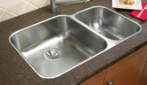 One And A Half Undermount Sink 20 Gauge Stainless Steel - 29 Inch x 20 Inch x 8 Inch