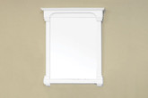 Westwind 42 In. L X 36 In. W Solid Wood Frame Wall Mirror in White