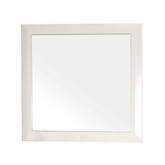 Telford Es 32 In. L X 32 In. W Solid Wood Frame Wall Mirror in White