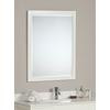 The Linden 30 Inches Mirror in Dove White