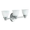 Transitional Triple Light Sconce For Forté(R) Faucet Line in Brushed Chrome