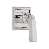 Town Square 1-Handle Diverter Valve Trim Kit in Satin Nickel with Metal Lever Handle (Valve Not Included)