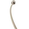 Tension Curved Rod - Brushed Nickel