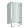 Avalux 36 In. x 36 In. x 72 In. Completely Frameless Shower Enclosure in Chrome