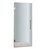 Cascadia 24 In. x 72 In. Completely Frameless Hinged Shower Door in Chrome