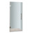 Cascadia 32 In. x 72 In. Completely Frameless Hinged Shower Door in Chrome