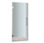 Cascadia 25 In. x 72 In. Completely Frameless Hinged Shower Door in Stainless Steel