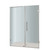 Nautis 55 In. x 72 In. Completely Frameless Hinged Shower Door in Chrome