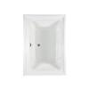 Town Square EverClean 5 feet Whirlpool Tub with Reversible Drain in White
