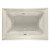 Town Square 5 feet Acrylic Bath Tub with Center Drain in Linen