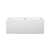 Melody 5 Ft. Center Drain Soaking Tub in White