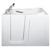 E-Series Soaking 48 Inch. X 30 Inch. Walk In Tub In White With Left Drain