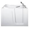 E-Series Soaking 48 Inch. X 30 Inch. Walk In Tub In White With Right Drain