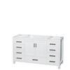Sheffield 59 In. Vanity Cabinet Only in White