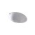 14 In. W X 14 In. D Round Undermount Sink In White Color With Enamel Glaze Finish - Brushed Nickel