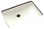 19 In. W X 14 In. D CUPC Certified Rectangle Undermount Sink In Biscuit Color With Enamel Glaze Finish - Brushed Nickel