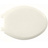 Everclean Elongated Closed Front Toilet Seat in Linen