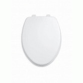 Rise and Shine Elongated Open Front Toilet Seat in Bone