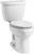 Cimarron Two Piece 1.28 Gal. Elongated Touchless Toilet in White