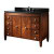 Brentwood 49 Inch Vanity Only in New Walnut Finish (Faucet not included)