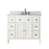Hamilton 42 In. Vanity Cabinet Only in French White