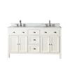 Hamilton 60 In. Vanity Cabinet Only in French White