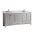 Modero 72 In. Double Vanity Cabinet Only in Chilled Gray