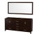 Sheffield 70 In. Double Vanity with 70 In. Mirror in Espresso