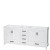 Sheffield 78.5 In. Double Vanity Cabinet Only in White