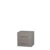 Centra 24 In. Single Vanity in Gray Oak and No Top and No Sink and No Mirror
