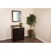 32 In. Single Sink Vanity in Sable Walnut with Quartz Top In Taupe