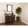 45 In. Single Sink Vanity in Sable Walnut with Quartz Top In Taupe