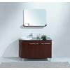 47 Inch Arturo Single Sink Vanity with Glass Top (Faucet not included)