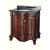 Estates Rich Mahogany  30 inches Vanity Combo with Black Granite Top