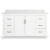 Abbott 58 inches Vanity Combo with Carrara White Marble Top