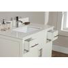 The Linden 37 Inches Vanity in Dove White