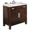 36 Inch W x 20 Inch D Vanity Set with Biscuit Ceramic Top for 4 Inch o.c. Faucet in Cherry