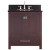Modero 30 In. Vanity in Espresso with Granite Vanity Top in Black