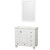 Acclaim 36 In. Single Vanity with Mirror in white