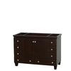 Acclaim 48 In. Single Vanity Cabinet only in Espresso