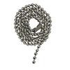 Chrome Beaded Chain with Connector - 36 Inch (91.4 cm)