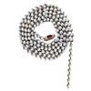 White Beaded Chain with Connector - 36 Inch (91.4 cm)